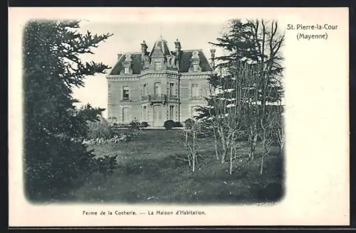 AK St.-Pierre-la-Cour /Mayenne, Ferme de la Cocherie, La Maison d`Habitation