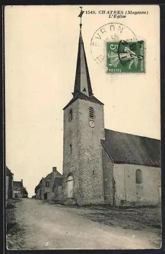 AK Chatres /Mayenne, L`Église