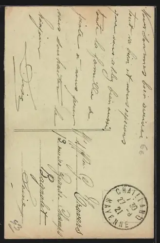 AK Chailland, Le Monument aux Morts, 1914-1918