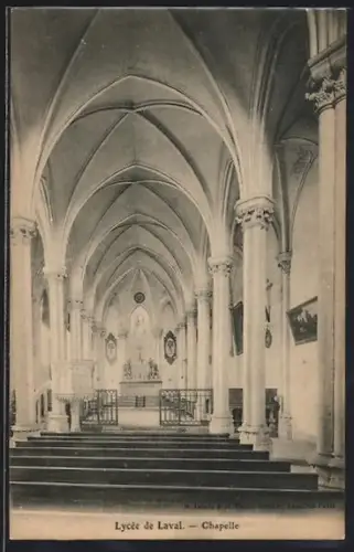 AK Laval, Intérieur de la chapelle du Lycée de Laval