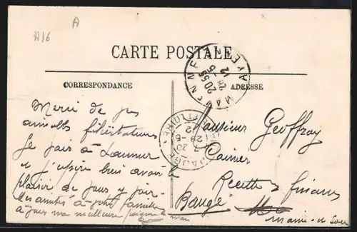 AK Mayenne, Le Viaduc, vu du Château