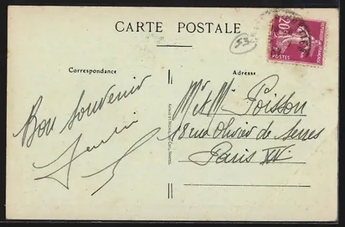 AK Château-Gontier /Mayenne, La Mayenne et l`église St-Jean, monument historique du XVe siècle