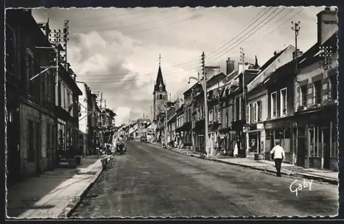 AK Pré-en-Pail /Mayenne, Rue Aristide Briand