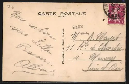 AK Laval /Mayenne, Porte Beucheresse et Rue Charles-Landelle