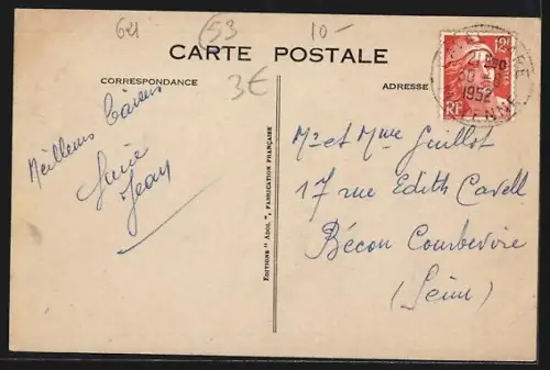 AK Gesvres /Mayenne, Arrivée par St-Paul-le-Gaultier