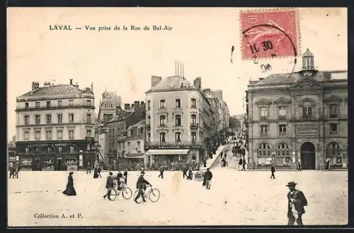 AK Laval, Vue prise de la Rue de Bel-Air
