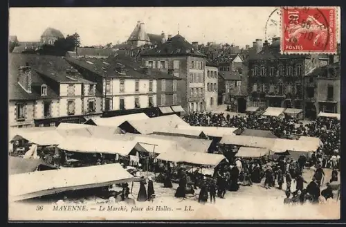 AK Mayenne, Le Marché, place des Halles