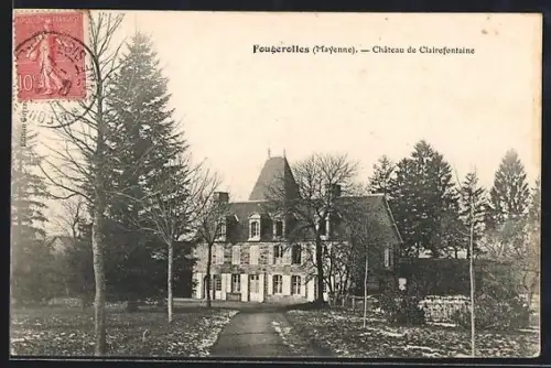 AK Fougerolles /Mayenne, Château de Clairefontaine