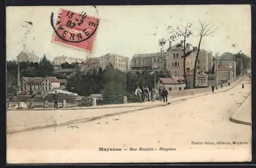 AK Mayenne, Rue Roulois, Hospices