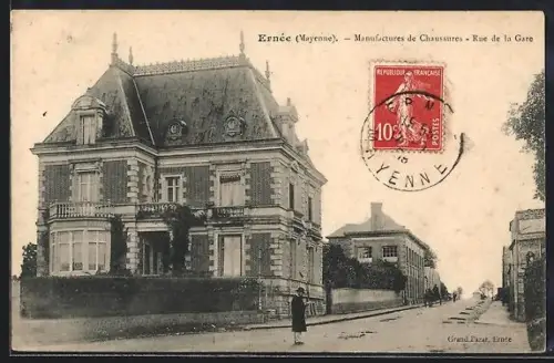 AK Ernée /Mayenne, Manufactures de Chaussures, Rue de la Gare
