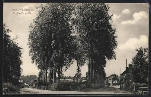 AK Gorron /Mayenne, Le jardin public