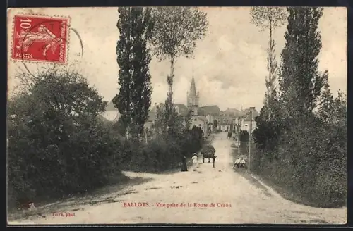 AK Ballots, Vue prise de la Route de Craon