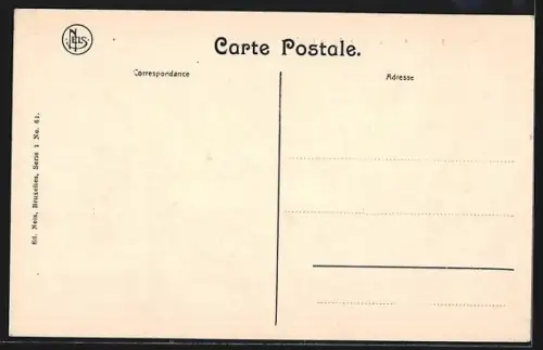 AK Bruxelles, Gare du Nord et Palace Hotel, Strassenbahn