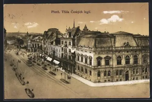 AK Plzen, Trída Ceských legií, Strassenbahn