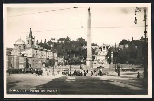 AK Roma, Piazza del Popolo e Tramway