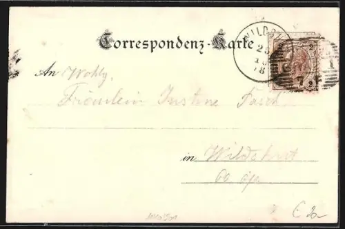 Lithographie Graz, Maria Trost, Elektrische Bahn