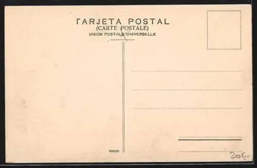 AK México, Portal de Mercaderes, Strassenbahn