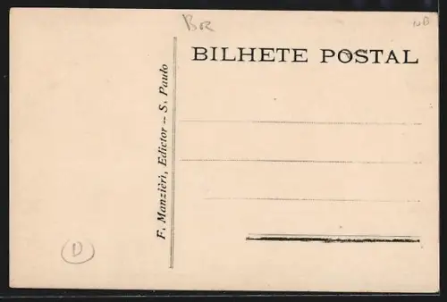 AK Rio de Janeiro, Rua d`Assemblea, Strassenbahn