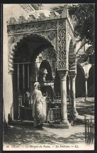 AK Oran, La Mosquee du Pacha, La Fontaine