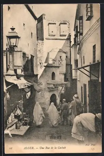 AK Alger, Une Rue de la Casbah