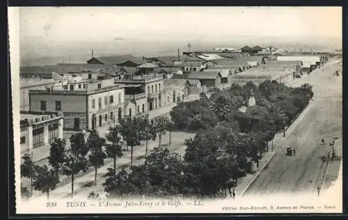 AK Tunis, L`Avenue Jules Ferry et le Golfe