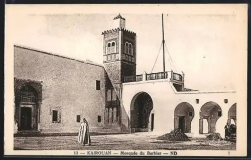 AK Kairouan, Mosquée du Barbier mit Anwohnern