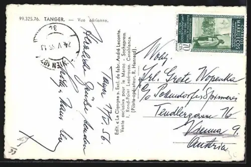 AK Tanger, Vue aérienne