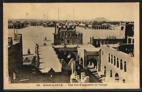AK Ksar-es-Souk, Une vue d`ensemble du Village