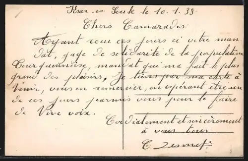 AK Ksar-es-Souk, Une vue d`ensemble du Village