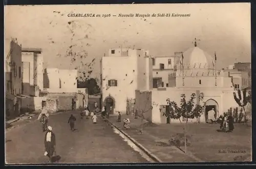 AK Casablanca, Nouvelle Mosquée en 1916