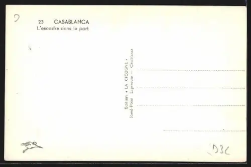 AK Casablanca, L`escadre dans le port