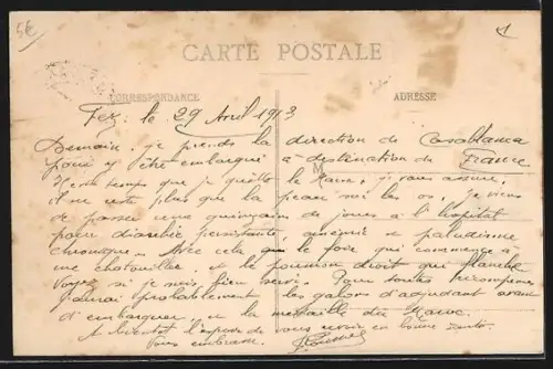 AK Fez, Vue du Mellah