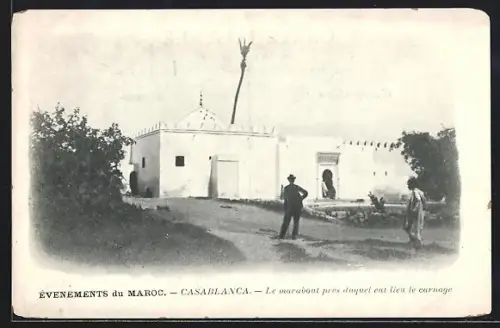 AK Casablanca, Le marabout près duquel eut lieu le carnage