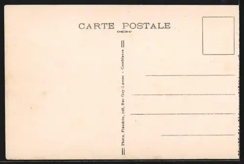 AK Casablanca, Vue sérienne de la Ville indigene