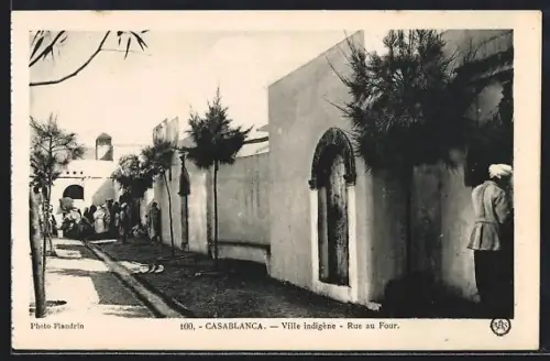 AK Casablanca, Ville indigène, Rue au Four