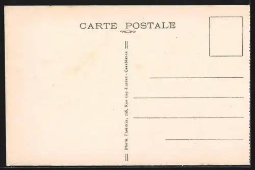 AK Casablanca, Le Theatre aus der Vogelschau