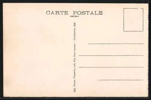 AK Casablanca, Le Port vu en avion