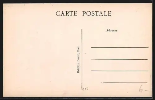 AK Dax /Landes, Entrée principale du Splendid-Hôtel