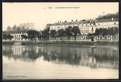 AK Dax, L`Établissement des Baignots et vue sur la rivière adjacente