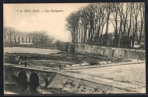 AK Dax, Les Remparts et le paysage environnant