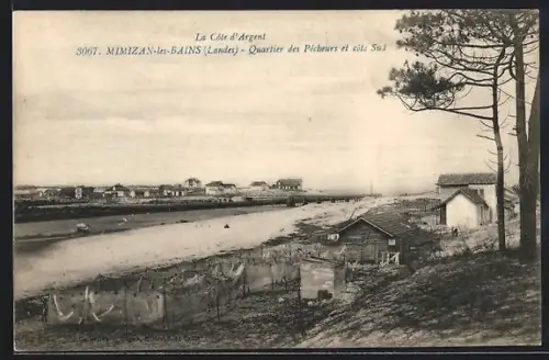 AK Mimizan-les-Bains /Landes, Quartier des Pêcheurs et cité Sud