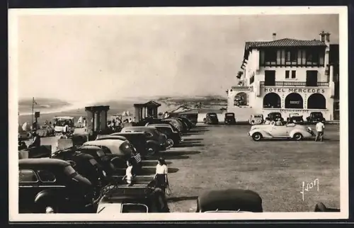 AK Hossegor /Landes, Place des Landais et la Mer Sauvage