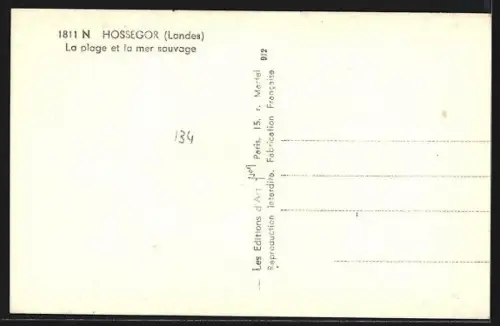AK Hossegor /Landes, La plage et la mer sauvage