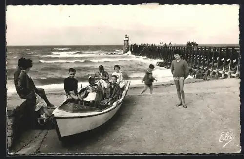 AK Capbreton /Landes, Devant l`estacade
