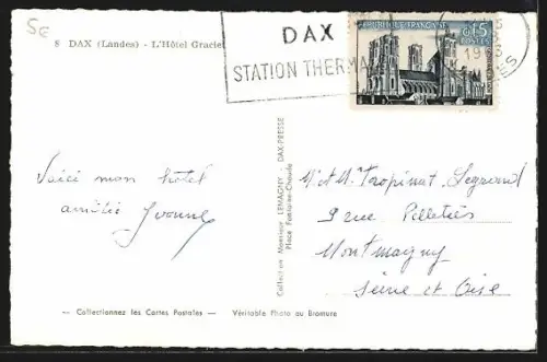 AK Dax /Landes, L`Hôtel Graciet et ses environs