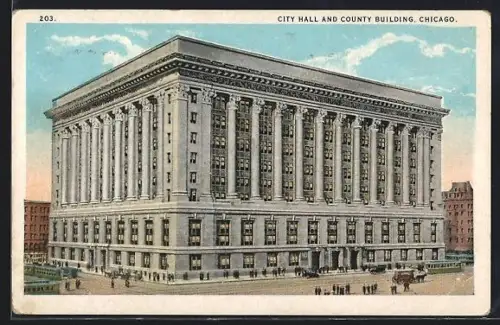 AK Chicago, IL, City Hall and County Building