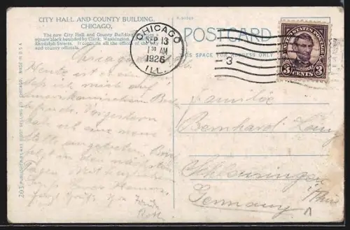 AK Chicago, IL, City Hall and County Building