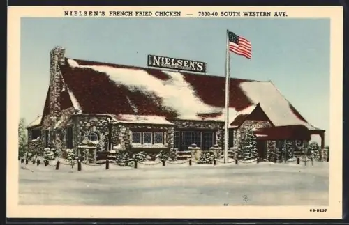 AK Chicago, IL, Nielsen`s French Fried Chicken Restaurant, 7830-40 South Western Ave.