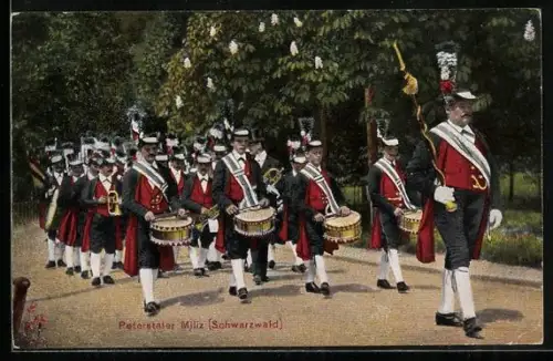AK Peterstaler Miliz im Schwarzwald, Schwarzwälder Tracht