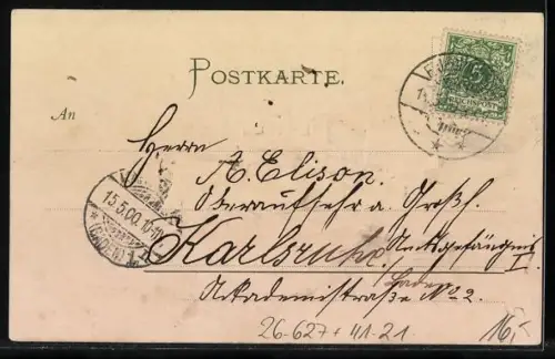 Künstler-AK Johann Georg Siehl-Freystett: Kriegsschiff SMS Beowulf auf hoher See